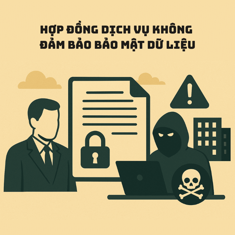 Hợp đồng dịch vụ không đảm bảo bảo mật dữ liệu và rủi ro pháp lý
