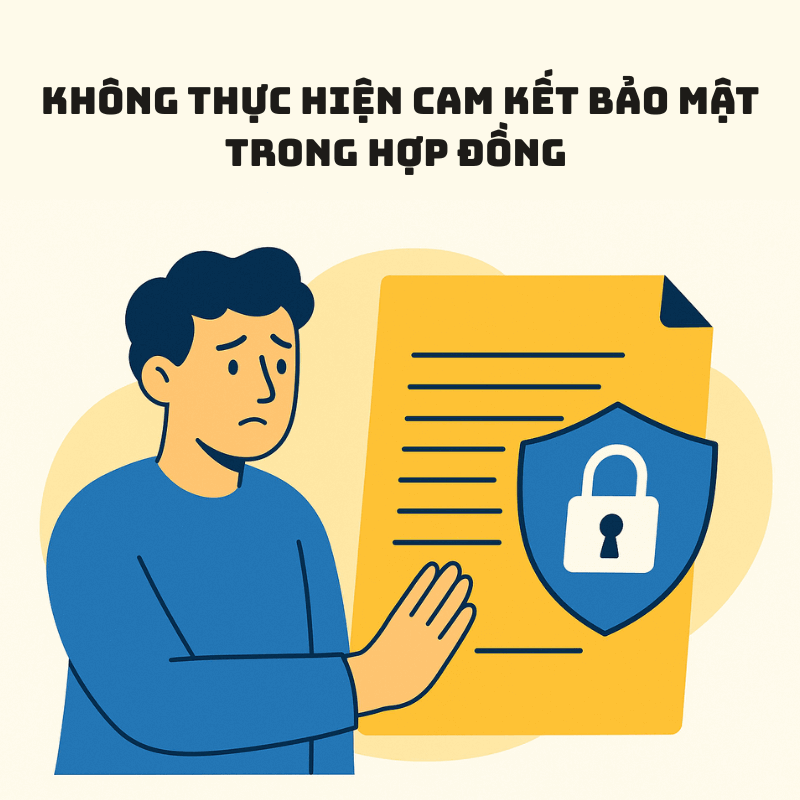 Hậu quả pháp lý và giải pháp khi không thực hiện cam kết bảo mật trong hợp đồng