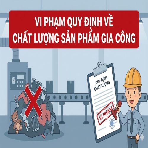 Vi phạm quy định về chất lượng sản phẩm gia công thì giải quyết như thế nào?
