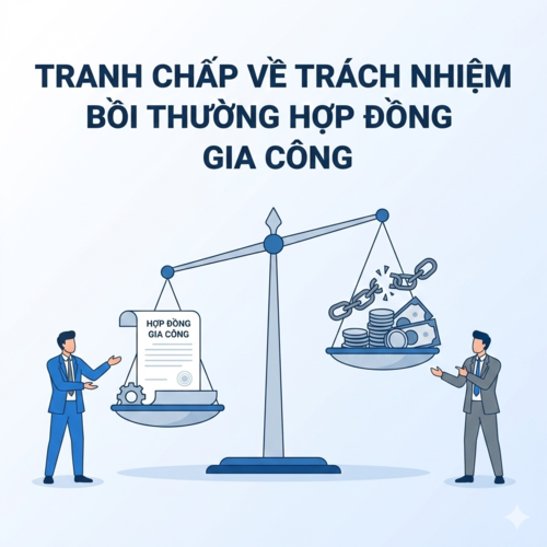 Giải quyết tranh chấp về trách nhiệm bồi thường hợp đồng gia công