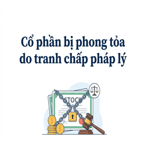 Tư vấn giải quyết về cổ phần bị phong tỏa do tranh chấp pháp lý