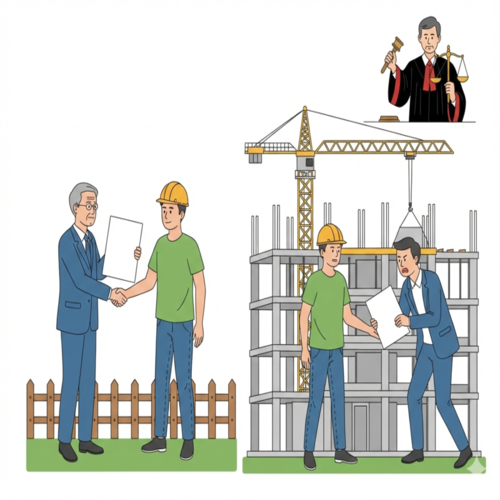 Giải quyết tranh chấp liên quan đến xây dựng trên đất đã cho thuê