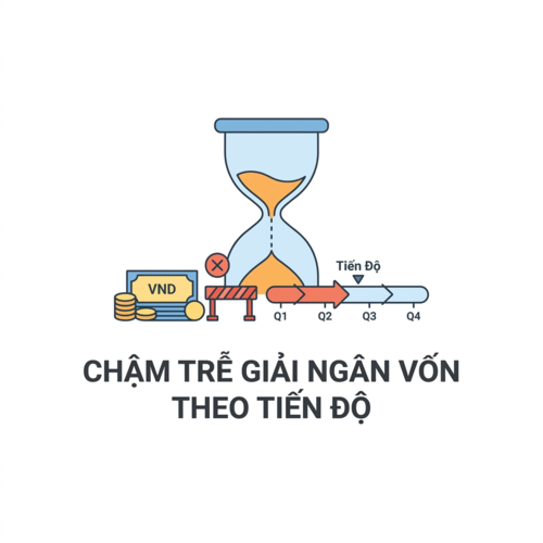Tư vấn pháp lý liên quan đến chậm trễ giải ngân vốn theo tiến độ