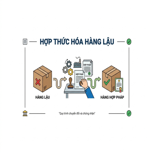 Quy định xử lý hành vi hợp thức hóa hàng lậu