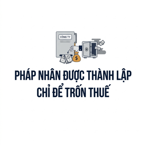 Xử lý hình sự pháp nhân được thành lập chỉ để trốn thuế