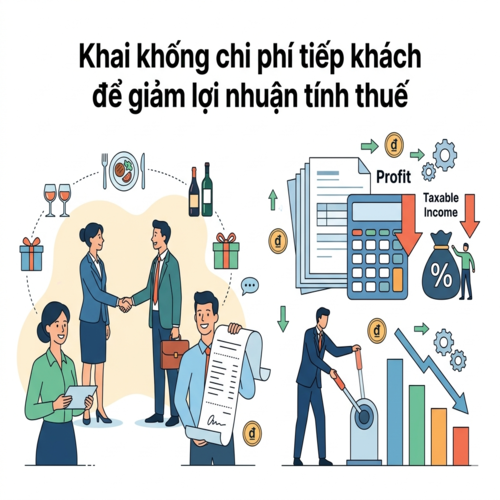 Xử lý hành vi khai khống chi phí tiếp khách để giảm lợi nhuận tính thuế