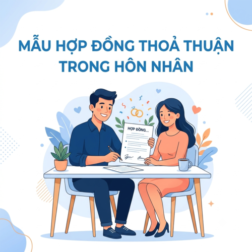 Tư vấn mẫu hợp đồng thoả thuận trong hôn nhân