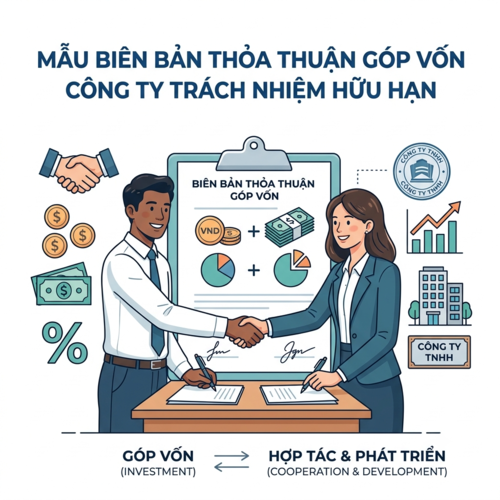 Lưu ý về mẫu biên bản thỏa thuận góp vốn công ty trách nhiệm hữu hạn