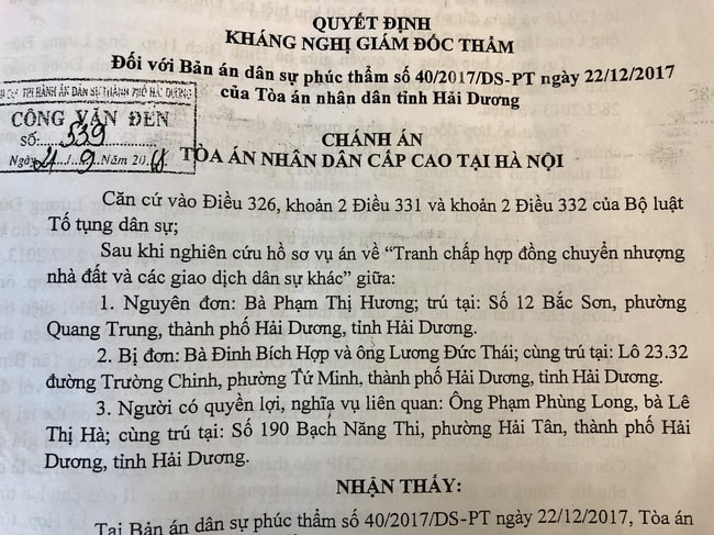 Huỷ bản án sơ thẩm là gì?