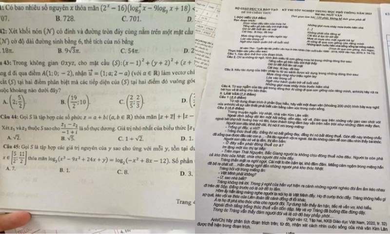 Đề thi quốc gia được quy định như thế nào?