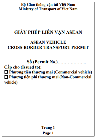  Đối tượng nào phải xin giấy phép liên vận ASEAN
