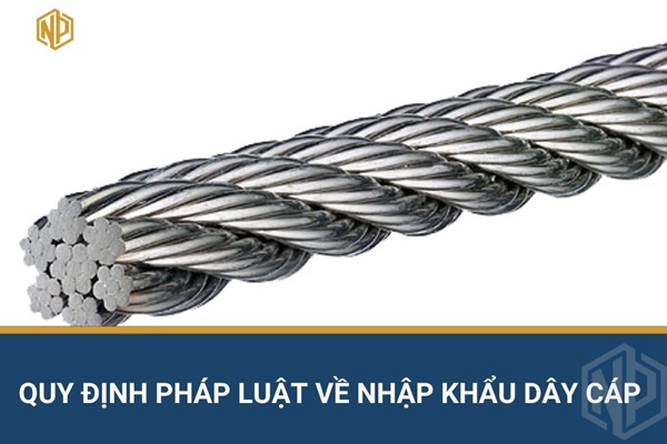 Quy định pháp luật về nhập khẩu dây cáp