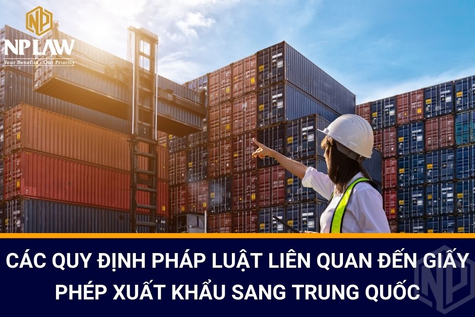 Các quy định pháp luật liên quan đến giấy phép xuất khẩu sang Trung Quốc