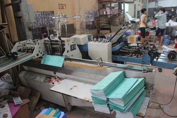 Gia công sau in cho nước ngoài