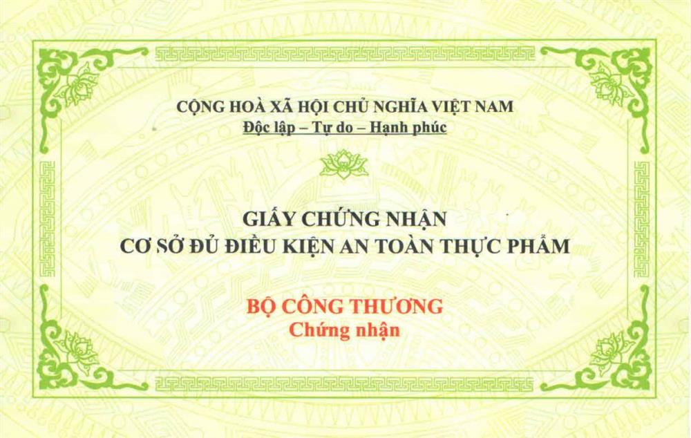 Thủ tục, hồ sơ xin cấp Giấy chứng nhận hệ thống phân tích mối nguy và điểm kiểm soát tới hạn