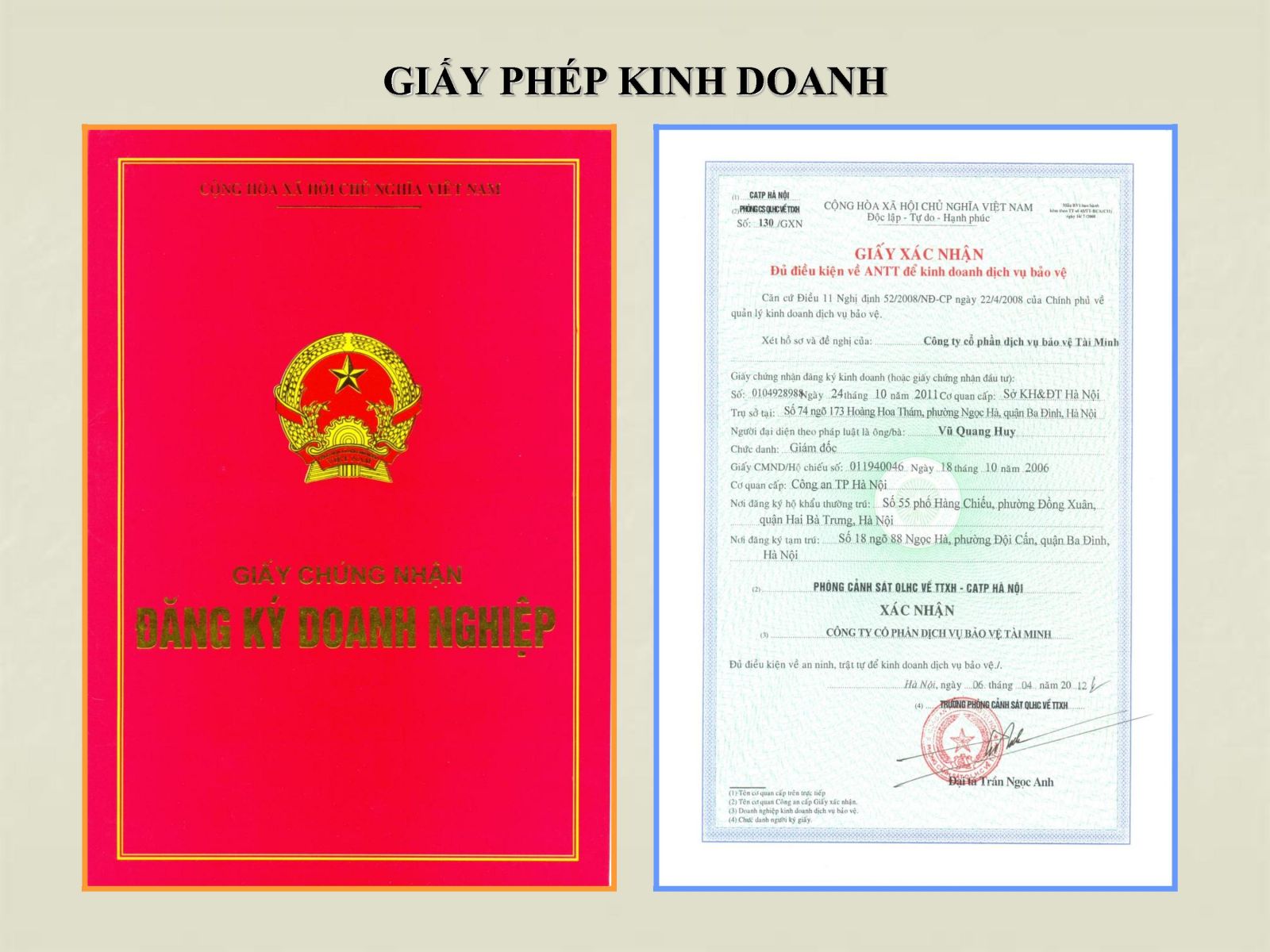 Quy định của pháp luật về Giấy chứng nhận địa điểm kinh doanh