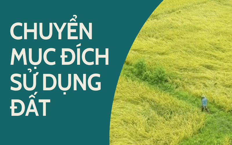 Trường hợp chuyển mục đích sử dụng đất không phải xin phép cơ quan nhà nước có thẩm quyền