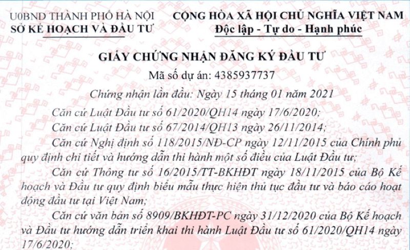 Trường hợp nào không được gia hạn giấy chứng nhận đăng ký đầu tư?