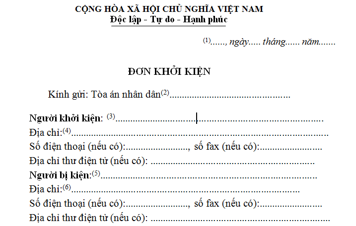 Thủ tục khởi kiện yêu cầu giải quyết tranh chấp bảo vệ quyền lợi người tiêu dùng