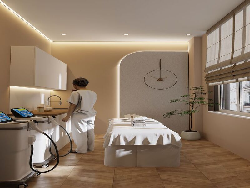 How is the procedures for establishing a aesthetic clinic (beauty salon) regulated by law?
