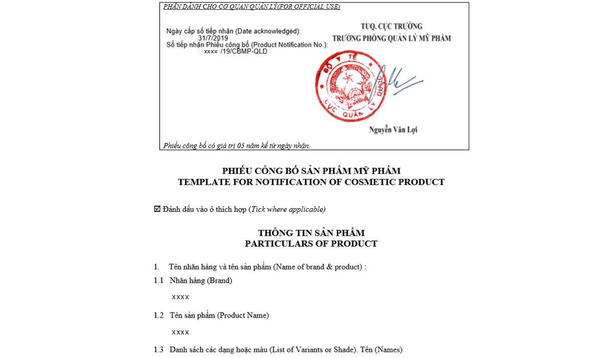 (Note hình: cong-bo-san-pham)