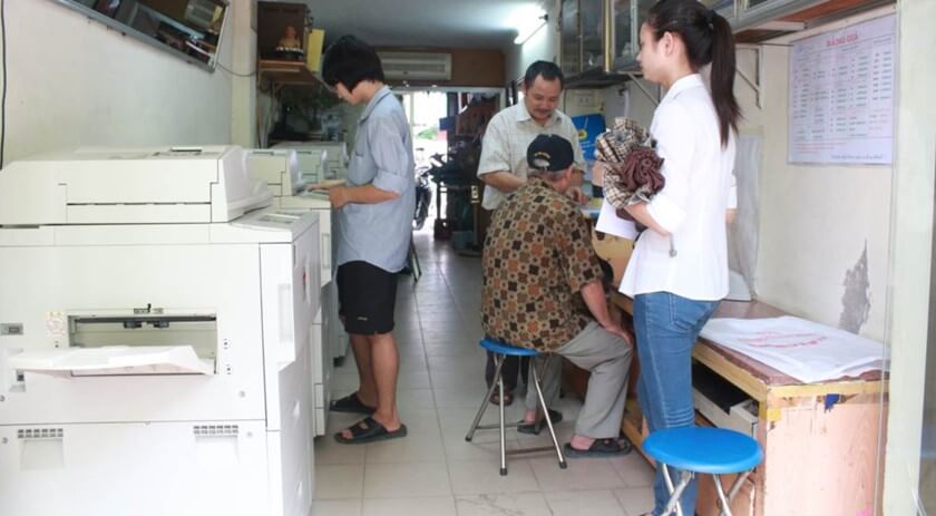 Tìm hiểu về cơ sở dịch vụ photocopy