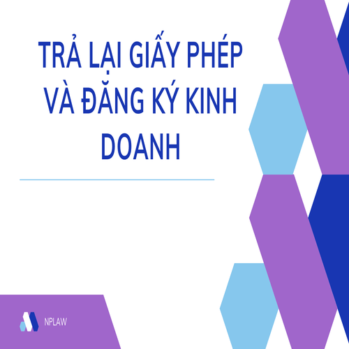 Quy định pháp luật về trả lại giấy phép và đăng ký kinh doanh