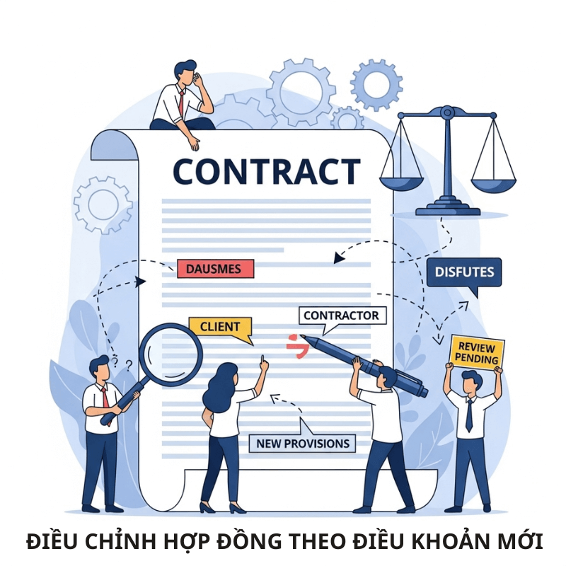 Ứng phó linh hoạt điều chỉnh hợp đồng theo điều khoản mới cùng NPLaw