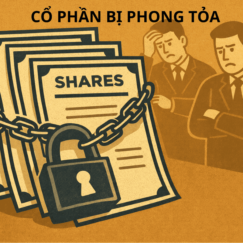 Lý do và cách xử lý khi có cổ phần bị phong tỏa