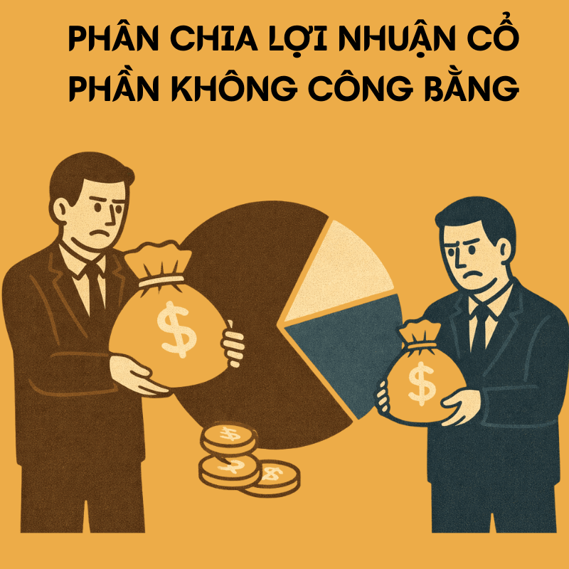 Cách nhận biết hành vi phân chia lợi nhuận cổ phần không công bằng cùng NPLAW