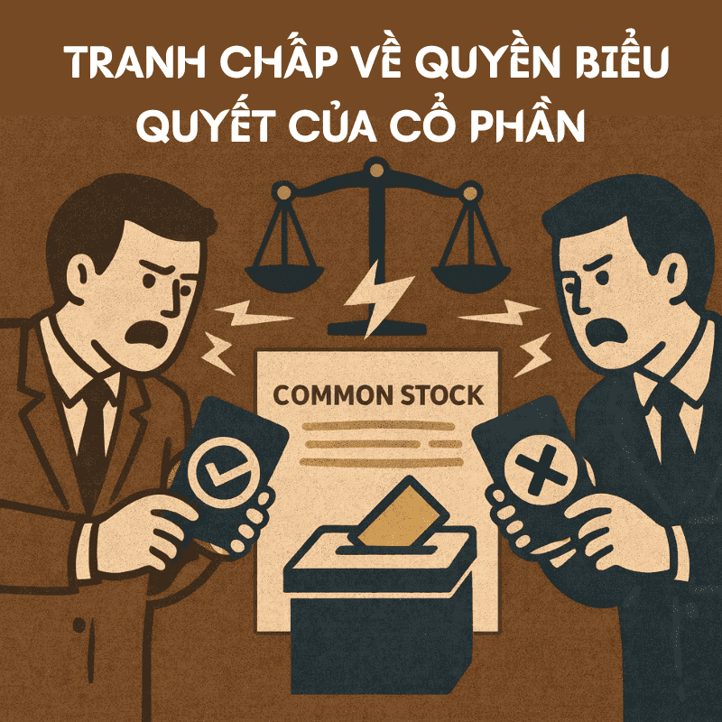 Hướng dẫn xử lý vụ việc tranh chấp về quyền biểu quyết của cổ phần