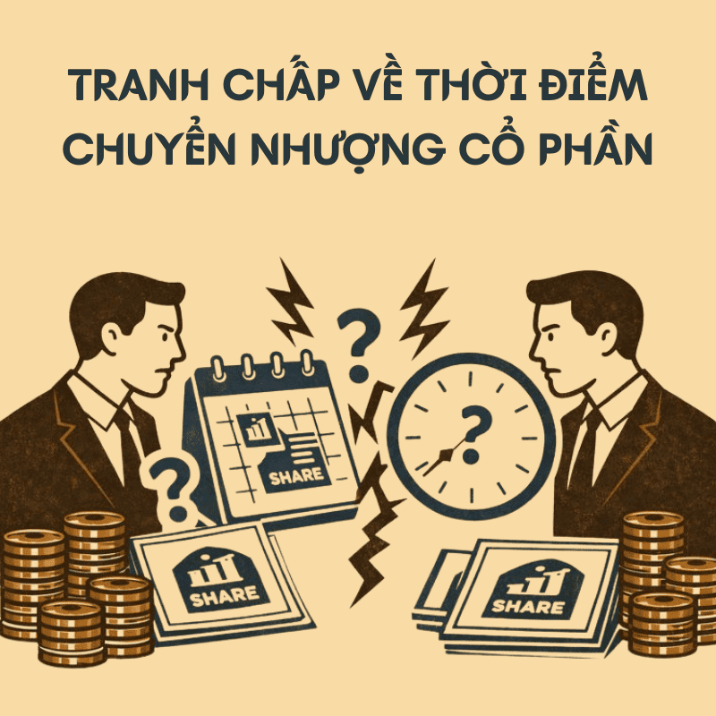 Bảo vệ tài sản khi có tranh chấp về thời điểm chuyển nhượng cổ phần