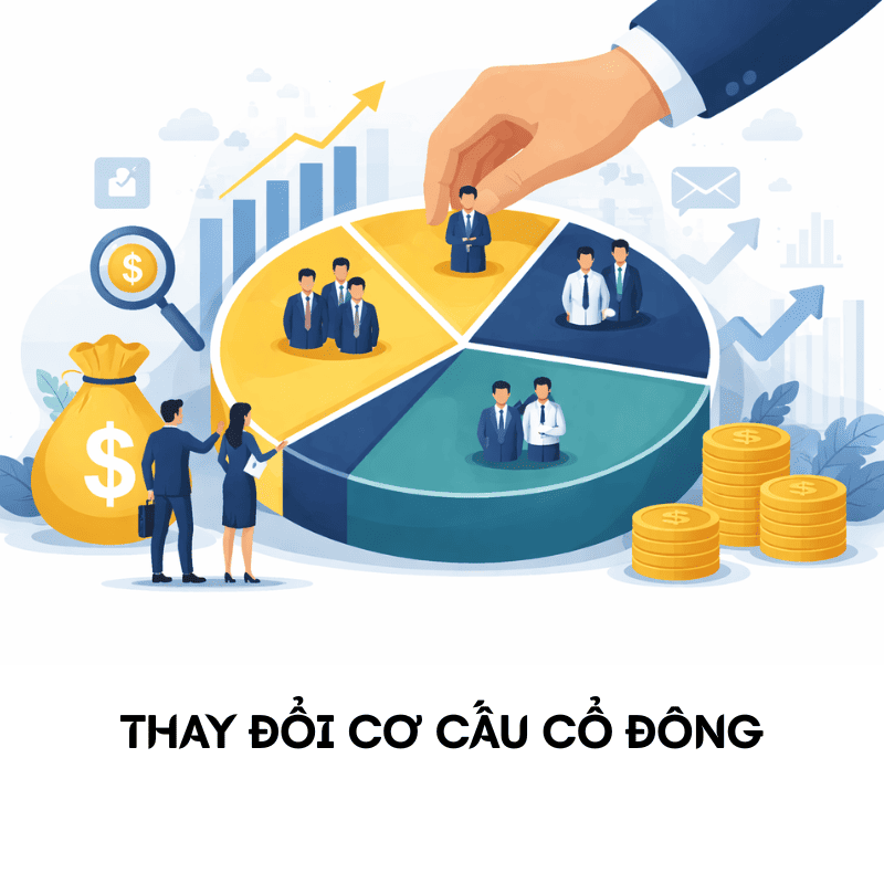 Những rủi ro pháp lý nghiêm trọng khi tự ý thay đổi cơ cấu cổ đông