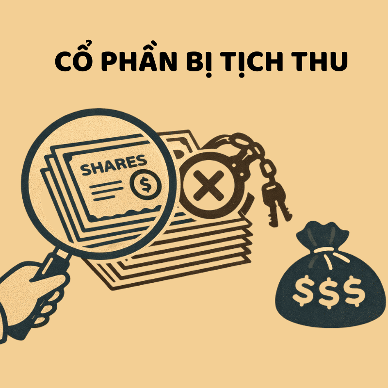 Những trường hợp dẫn đến việc cổ phần bị tịch thu cần biết