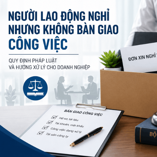 Doanh nghiệp nên xử lý thế nào khi người lao động nghỉ việc nhưng không bàn giao công việc