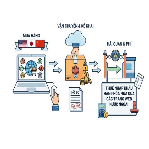 Quy định về thuế nhập khẩu hàng hóa mua qua các trang web nước ngoài