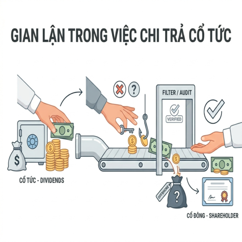 Xử lý hành vi gian lận trong việc chi trả cổ tức