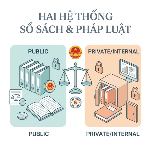 Hai hệ thống sổ sách trong doanh nghiệp có vi phạm pháp luật không?