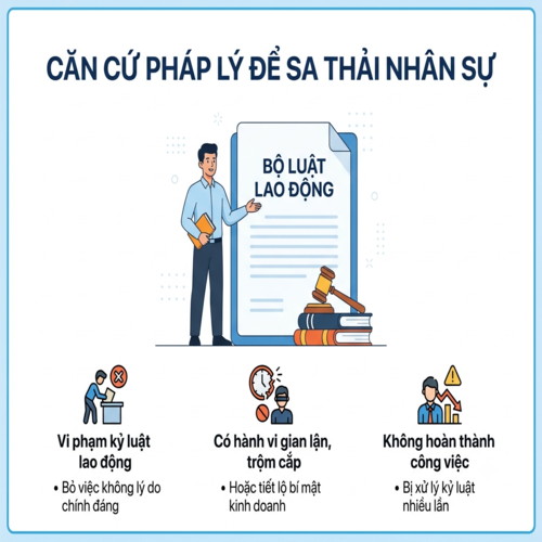 Căn cứ pháp lý để sa thải nhân sự của doanh nghiệp