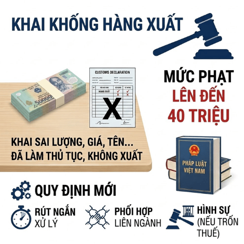 Khai khống hàng xuất khẩu là gì? Mức xử phạt và quy định mới nhất