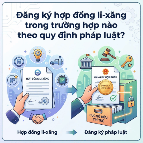 Đăng ký hợp đồng li-xăng trong trường hợp nào theo quy định pháp luật?