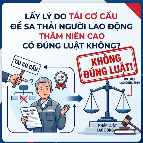 Lấy lý do tái cơ cấu để sa thải người lao động thâm niên cao có đúng luật không?