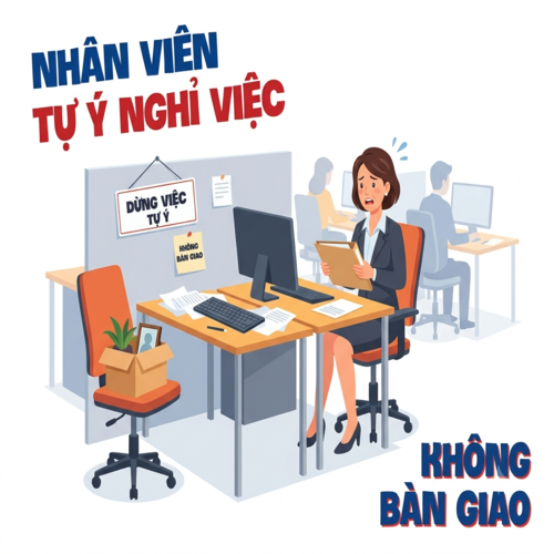 Quy định pháp luật về nhân viên tự ý nghỉ việc không bàn giao