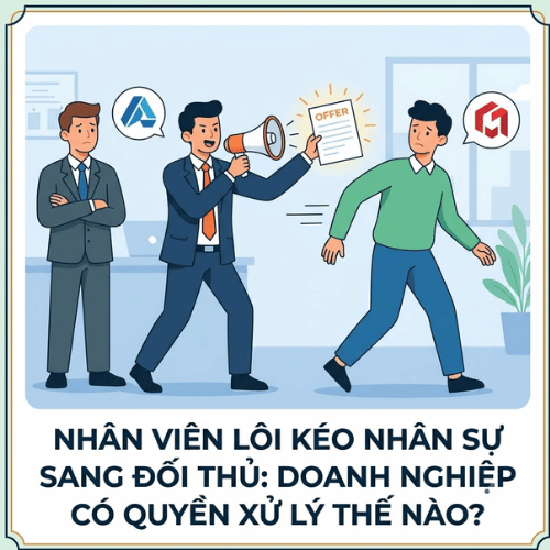 Nhân viên lôi kéo nhân sự sang đối thủ: Doanh nghiệp có quyền xử lý thế nào?