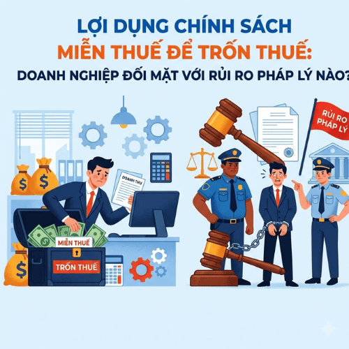 Lợi dụng chính sách miễn thuế để trốn thuế: Doanh nghiệp đối mặt với rủi ro pháp lý nào?