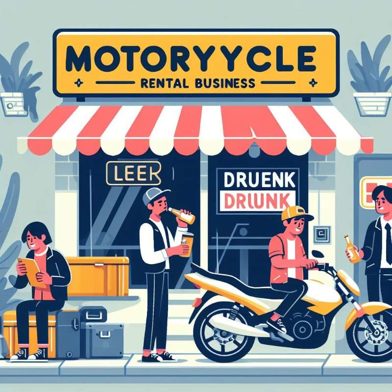 Có được cho người say rượu thuê xe máy không?