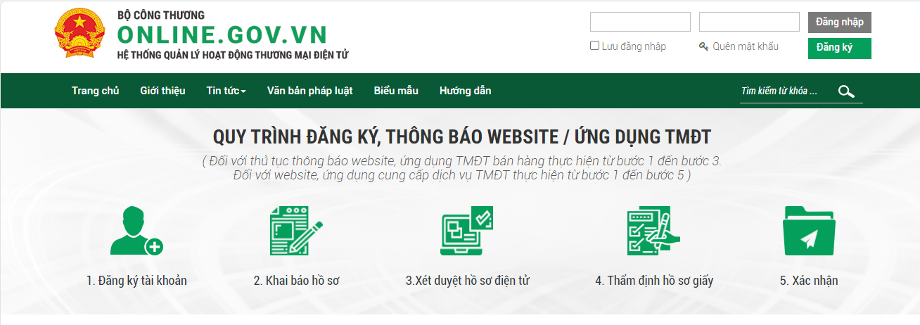 Thủ tục đề nghị cấp giấy phép cho hộ kinh doanh online