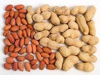 A group of peanuts in different colors
Description automatically generated