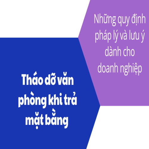 Tháo dỡ văn phòng khi trả mặt bằng - Những quy định pháp lý và lưu ý dành cho doanh nghiệp