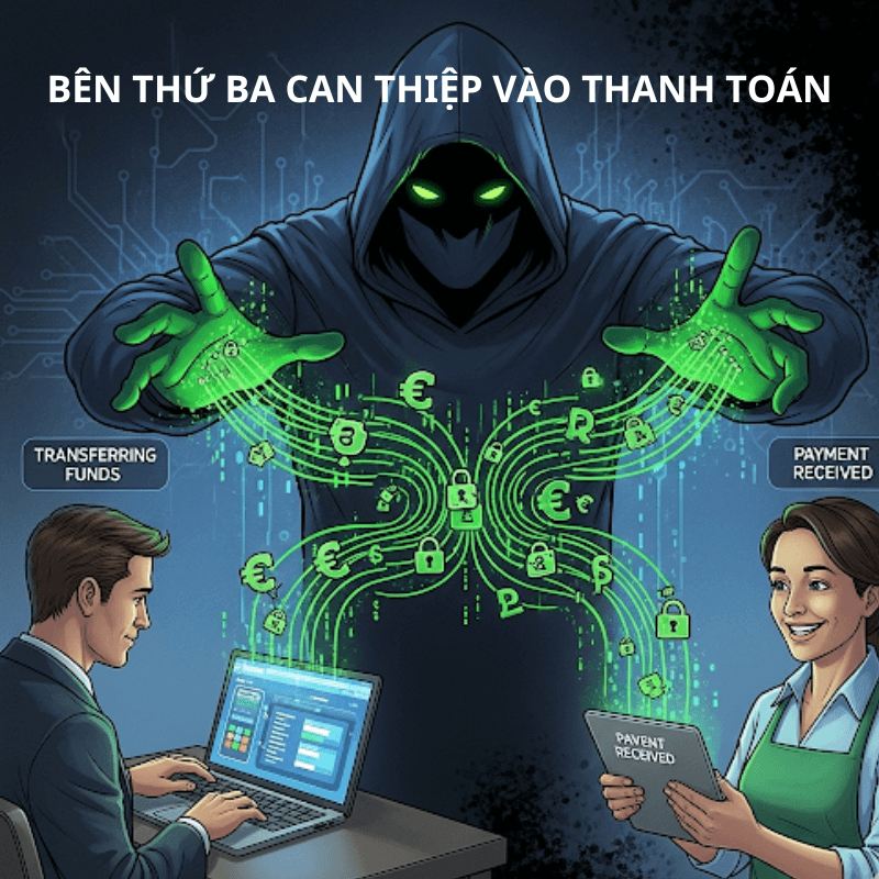 Ngăn chặn rủi ro khi bên thứ ba can thiệp vào thanh toán